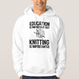 Bildung ist wichtig, aber es ist wichtig, zu nicke hoodie