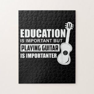 Bildung ist wichtig, aber Gitarre spielen