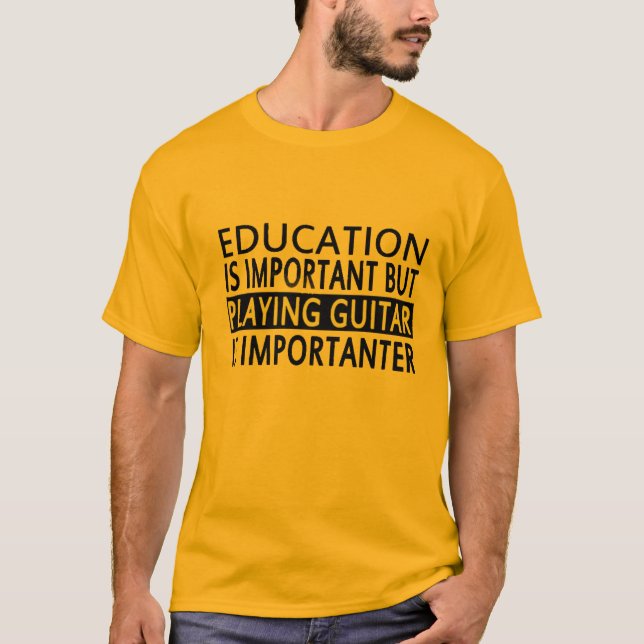 Bildung ist wichtig, T-Shirt (Vorderseite)