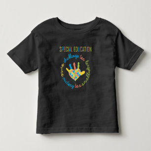 Bildung Lehrer Autismus Bewusstseinsfrage Kleinkind T-shirt