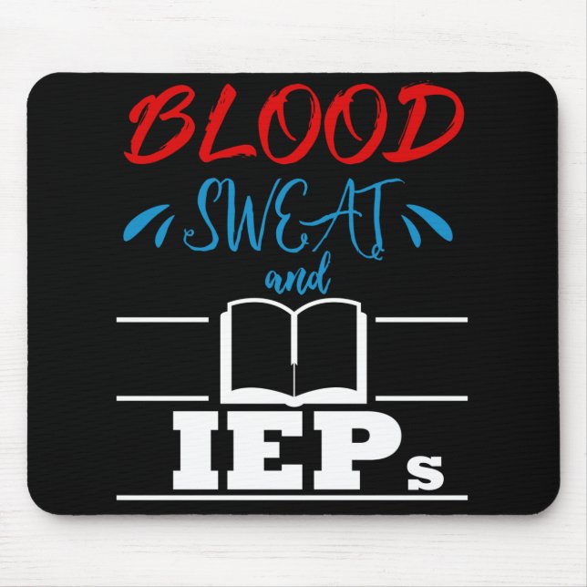 Bildung Lehrerin Autism IEP Funny Gift Mousepad (Vorne)