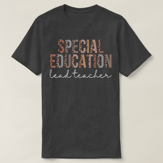 Bildung Leopard Dozent T-Shirt (Design vorne)