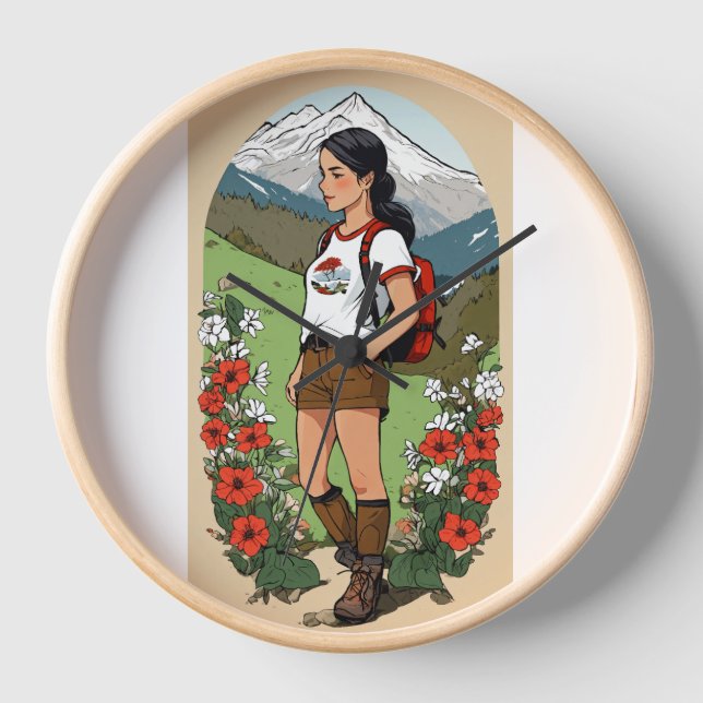 BILDUNG MOTIVIEREN Wanduhr (Vorderseite)