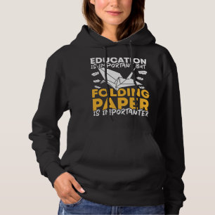 Bildung Origami Master and Origami Artist Paper Hoodie