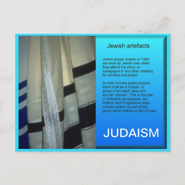 Bildung, Religion, Judentum, jüdische Fakten Postkarte (Vorderseite)