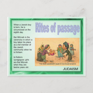 Bildung, Religion, Judentum, Passriten Postkarte
