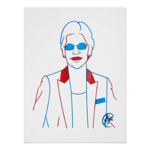 Bildung Savior Elizabeth Warren Classroom Poster