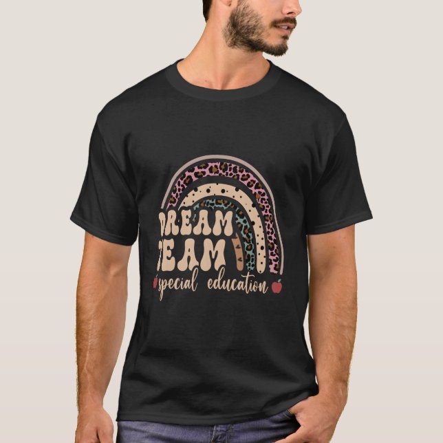 Bildung Traumteam Lehrer Boho Rai T-Shirt (Vorderseite)