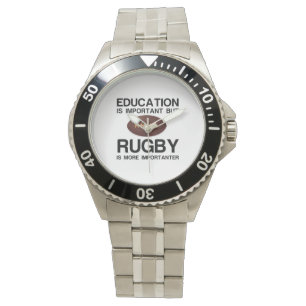 Bildung und Rugby Armbanduhr