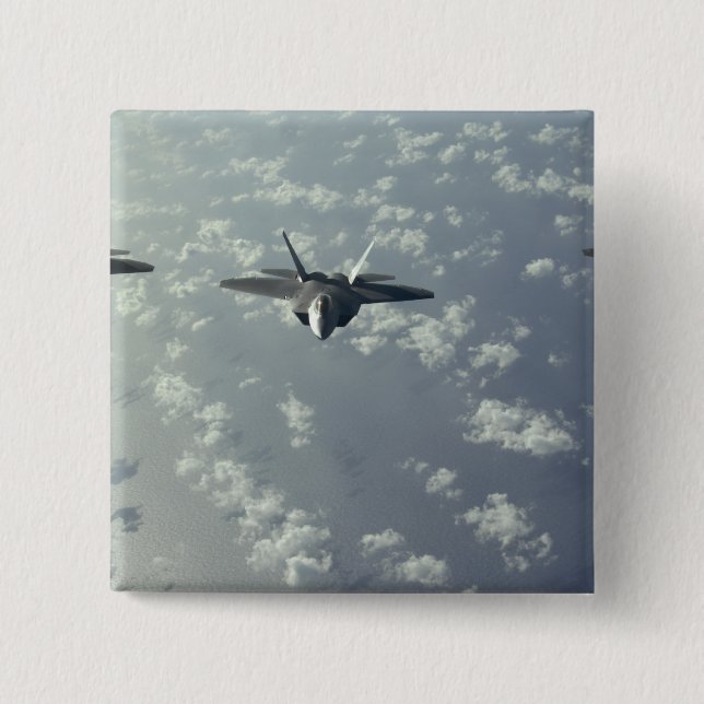 Bildung von F-22-Raptoren auf drei Schiffen Button (Vorderseite)