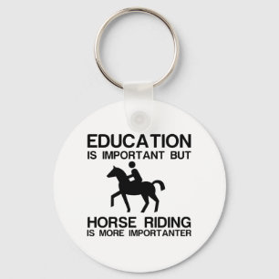 BILDUNG WICHTIG HORSE RISIKO WICHTIG SCHLÜSSELANHÄNGER