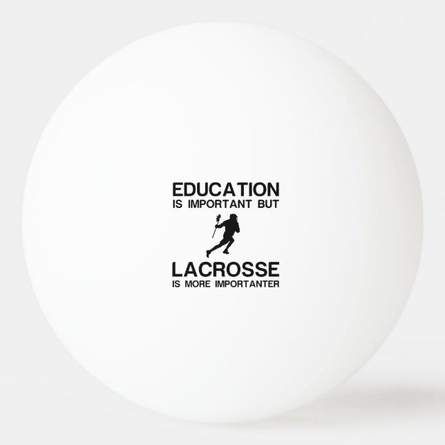 BILDUNG WICHTIG LACROSSE WICHTIG TISCHTENNISBALL (Vorderseite)
