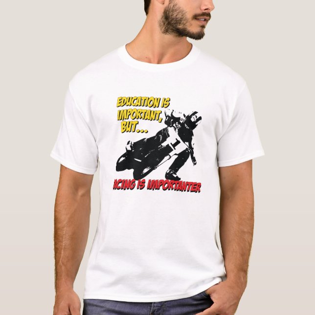 Bildung wichtig. Laufen von importanter T-Shirt (Vorderseite)