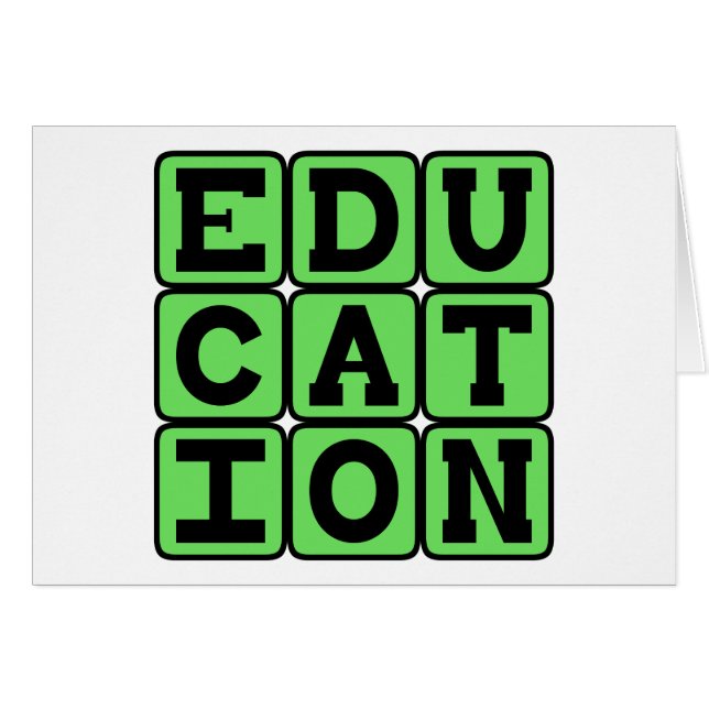 Bildung, Wissenschaft des Lernens (Vorderseite (Horizontal))