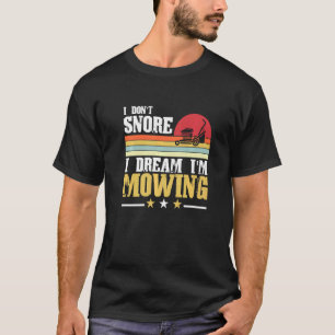 Bildung zum Rasenmähen ist wichtig, aber das Mähen T-Shirt