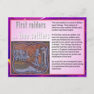 Bildung, Zuwanderung, Witze Postkarte