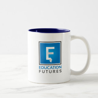 Bildungs-Zukunft-Tasse - Blau Zweifarbige Tasse