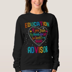 Bildungsberater-Schätzungs-Woche Zurück zur Schule Sweatshirt