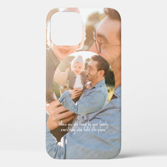 Bildverstärker FotoCollage Einfache Rundrahmen Case-Mate iPhone Hülle (Rückseite)