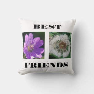 Bildvorlage für die besten Freunde Kissen