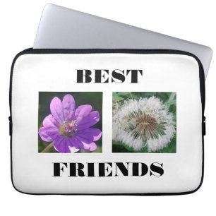 Bildvorlage für die besten Freunde Laptopschutzhülle
