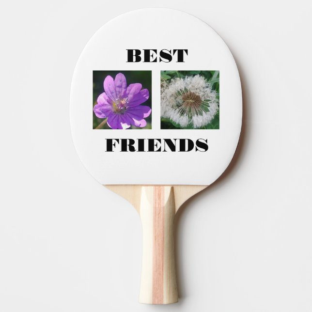 Bildvorlage für die besten Freunde Tischtennis Schläger (Vorderseite)