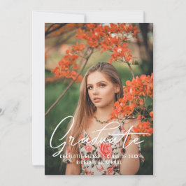 Bildvorlage Personalisiert gebrannt Orange Einladung