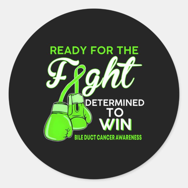 Bile Duct Cancer Awareness Green Butterfly Runder Aufkleber (Vorderseite)