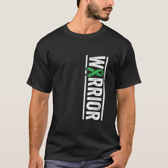 Bile Duct Cancer Warrior Gallblase Awareness Rib T-Shirt (Vorderseite)