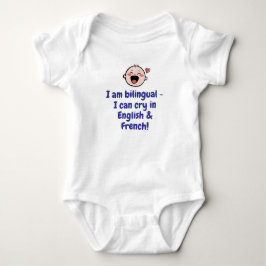 Bilingual Baby, Funny Gift Baby Strampler
