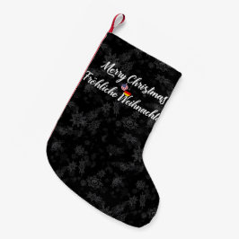 Bilingual German American Xmas Strumpf Kleiner Weihnachtsstrumpf