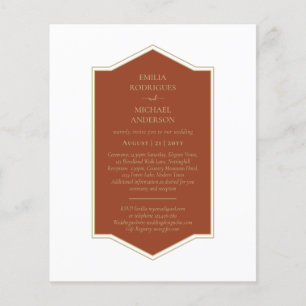 Bilingual Spanish Boda Budget Wedding Flyer