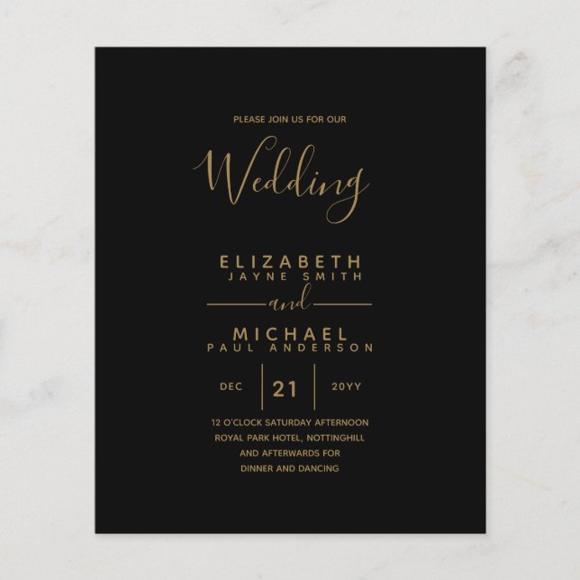 Bilingual Spanish BODA English Wedding (Vorderseite)
