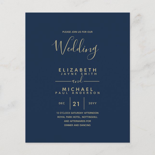 Bilingual Spanish BODA English Wedding (Vorderseite)