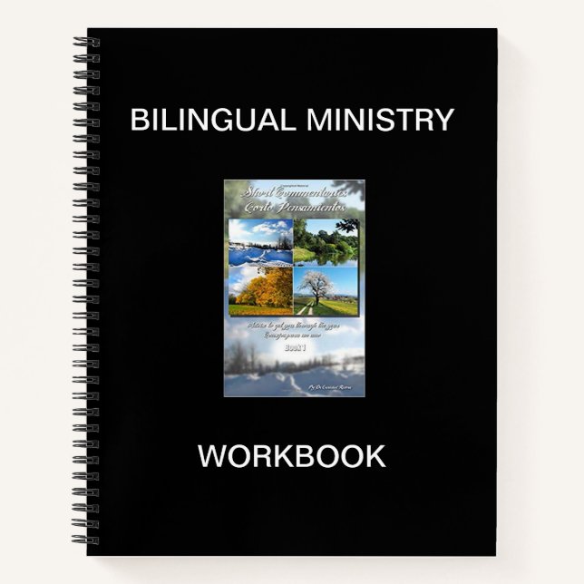 BILINGUALES MINISTERIUM NOTIZBUCH (Vorderseite)