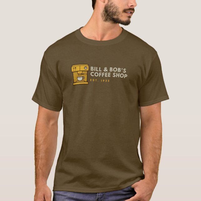 Bill & Bob's Coffee Shop Alkoholische Erholung T-Shirt (Vorderseite)