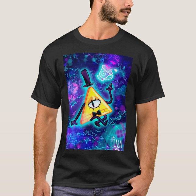 Bill Cipher Fanart Active T - Shirt (Vorderseite)