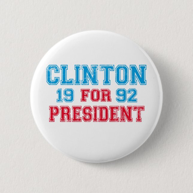Bill Clinton 1992 Button (Vorderseite)