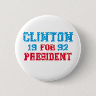 Bill Clinton 1992 Button