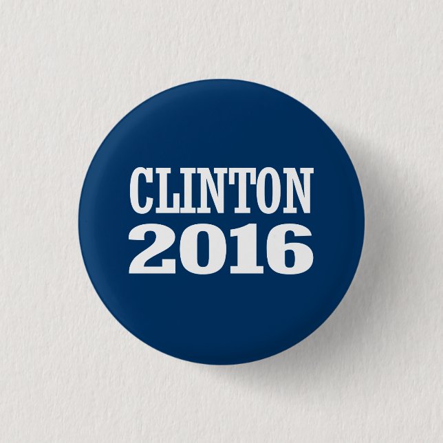 BILL CLINTON 2016 BUTTON (Vorderseite)