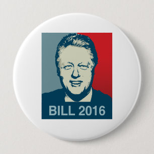 BILL CLINTON 2016 - .PNG BUTTON