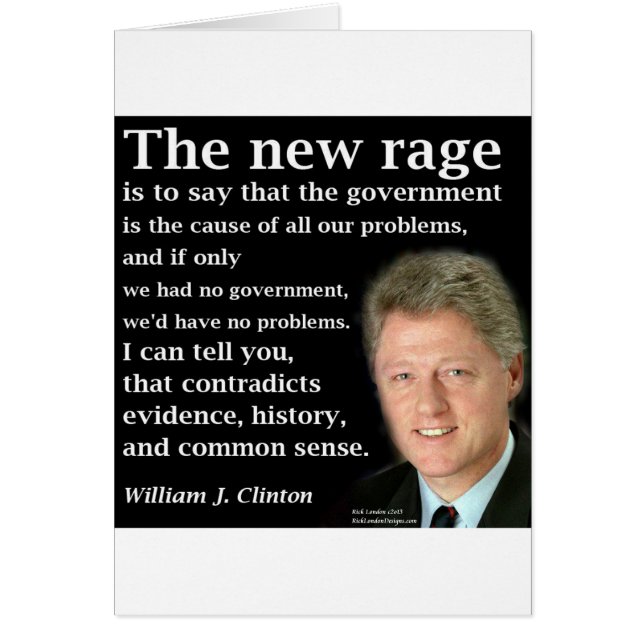 Bill Clinton kein Regierungsziffer (Vorne)