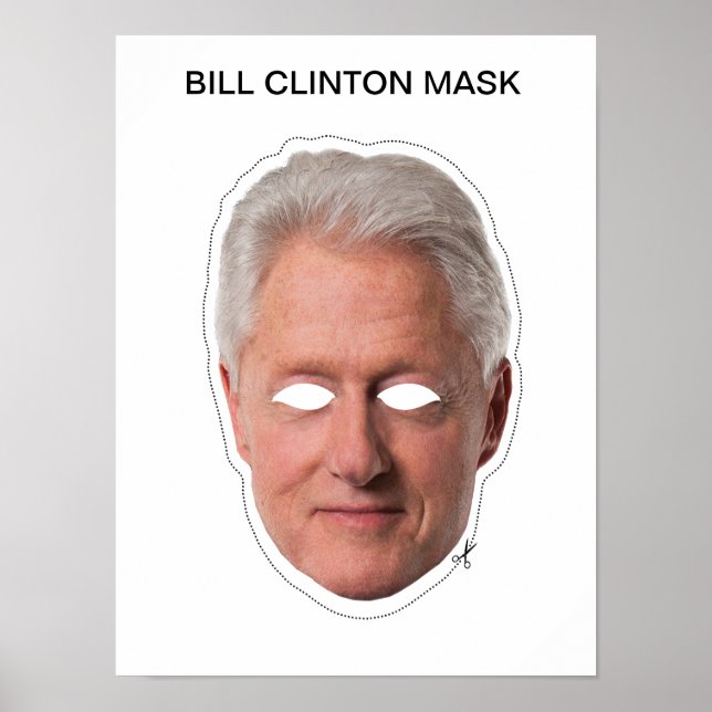Bill Clinton Mask Poster (Vorne)