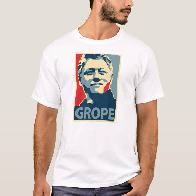 Bill Clinton - tâtonnement : T-shirt d'OHP (Devant)