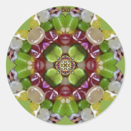 BILL~ EASTER CANDY JELLY BEANS ~ RUNDER AUFKLEBER