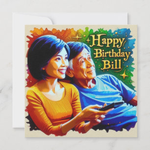 BILL~ Geburtstagskarte ~ Freizeitzeit ~