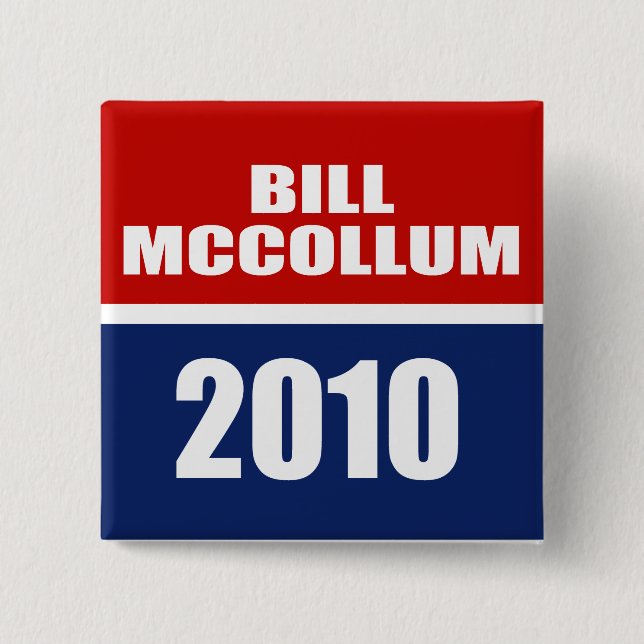BILL MCCOLLUM FÜR REGIERUNGSBEHÖRDEN BUTTON (Vorderseite)