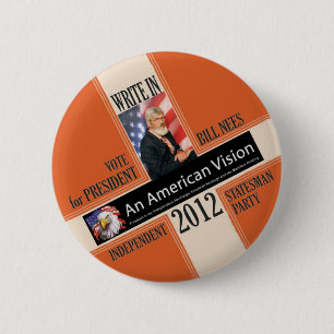 Bill Nees für Präsidenten 2012 Button