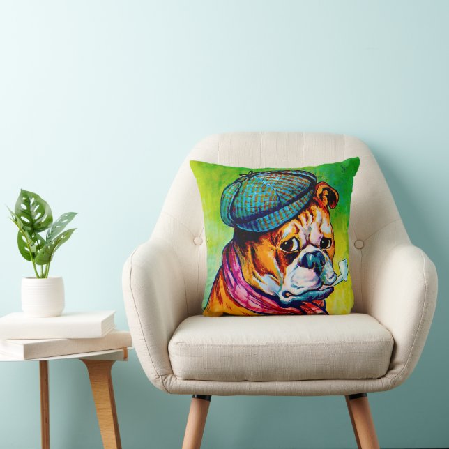 Bill Sykes von Louis Wain Kissen (Stuhl )