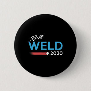 Bill Weld für Präsident besiegt Trump Button